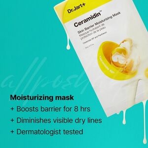 ⭐️5/$20⭐️ Dr Jart Ceramidin Skin Barrier Moisturizing Face Mask